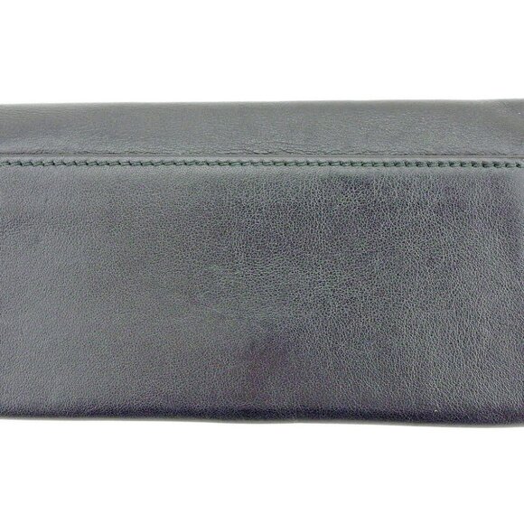 GUCCI long wallet punching logo leather Authentic USED - Picture 1 of 8